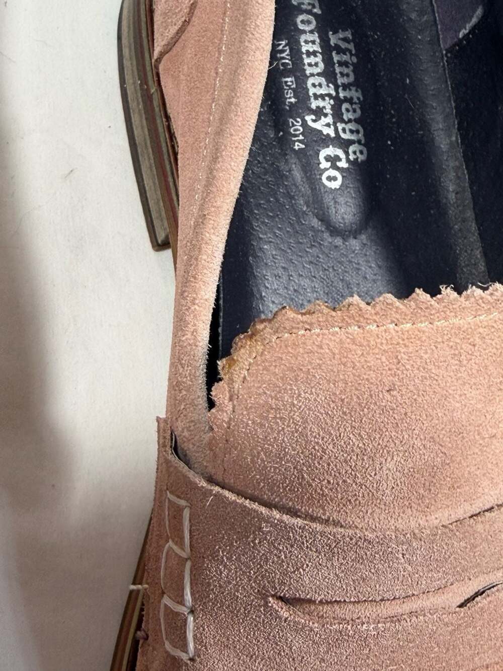 Vintage Foundry Co. Men's Rose Suede Penny Loafers size US 12 Style VF1166-SE - Picture 3 of 9